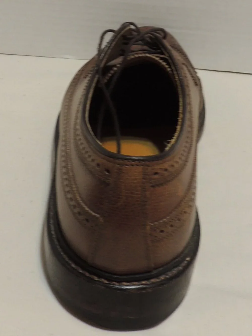 Florshiem Oxford Shoes Men 12 Brown Lace Up Business Wedding Interview Shoes